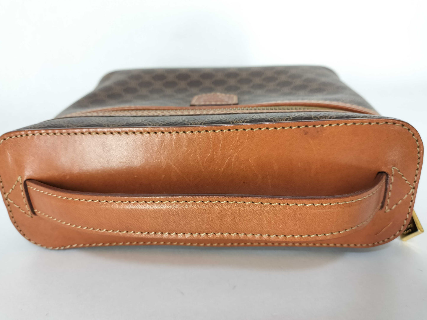 CELINE CELINE Macadam Pattern Brazon PVC Leather Vanity Bag Vanity Bag