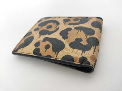 COACH COACH Leopard Pattern Compact Wallet/Card Case 2 Pieces Wallet Wallet
