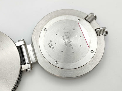 Cartier Travel Clock W0100058 2876 584050GD Current Immovable Pocket Watch