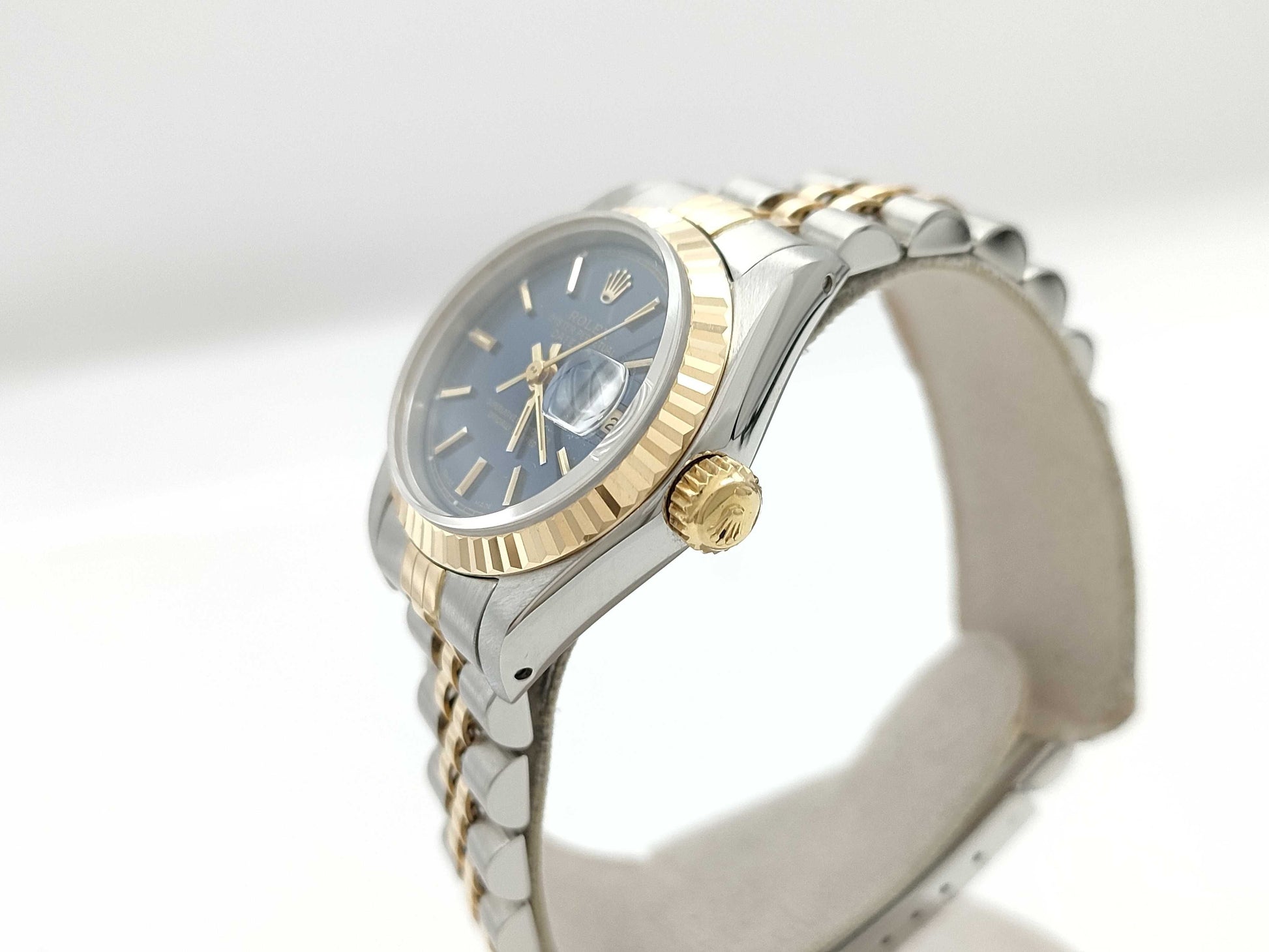 ROLEX 69173 E476659 Blue Dial Jubilee Breath Women's Watch