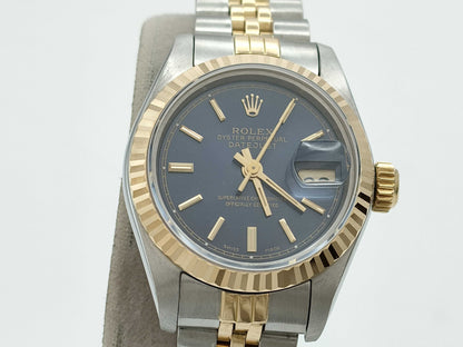 ROLEX 69173 E476659 Blue Dial Jubilee Breath Women's Watch