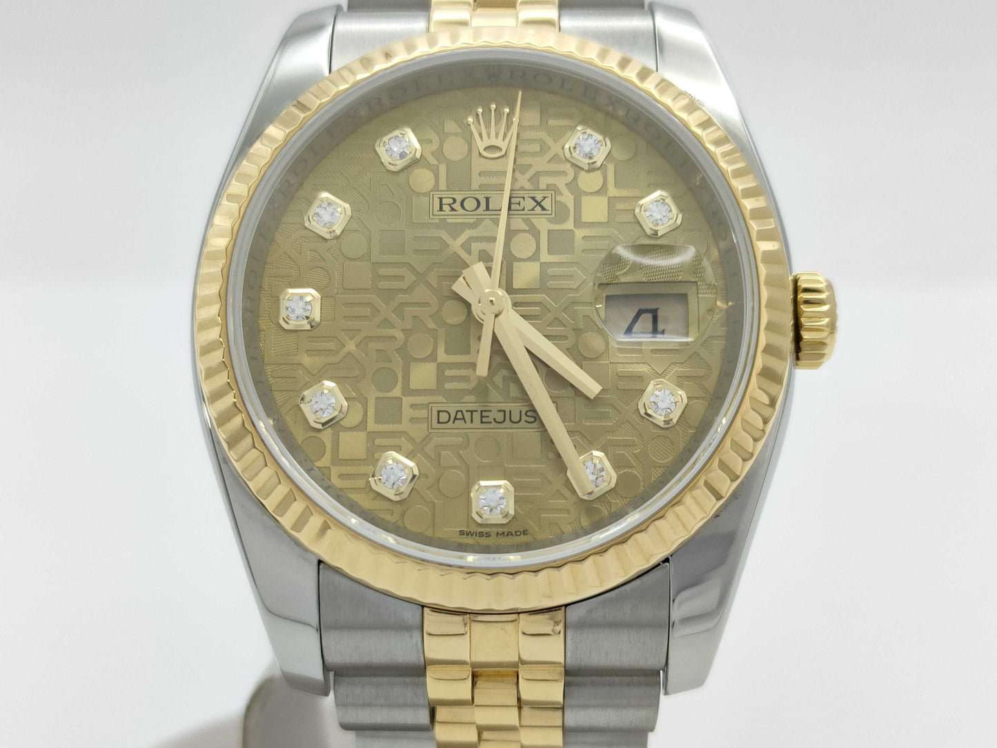 ROLEX 116233G 891596R0 Champagne Holicon Jubilee Breath Men's Watch