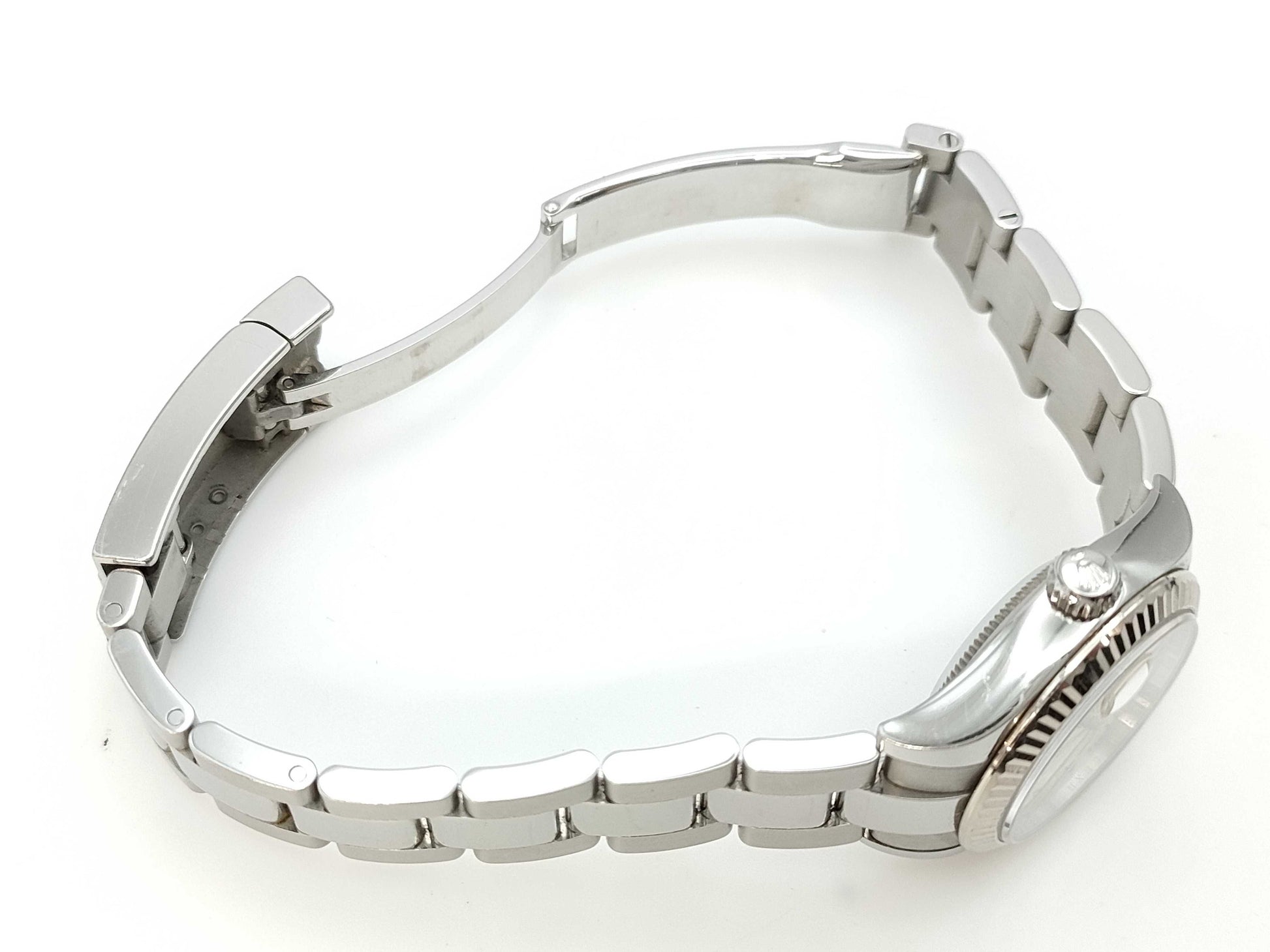 ROLEX 279174 2PX97313 Silver Roman Oyster Breath Women's Watch