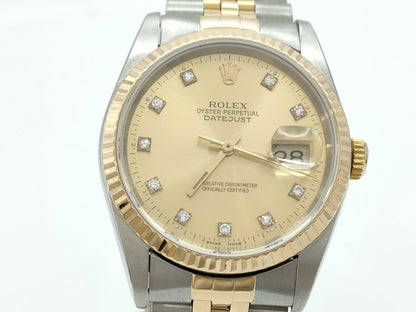 ROLEX 16233G L972504 Champagne Dial Jubilee Breath Boys Watch