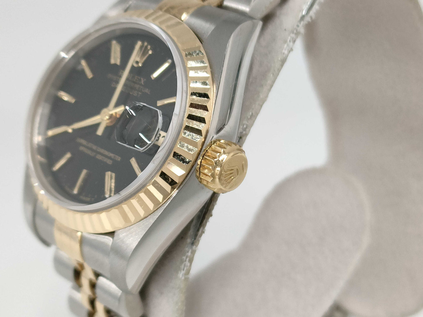 ROLEX 69173 S658689 Black Dial Jubilee Breath Women's Watch