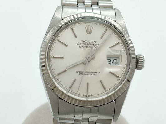 ROLEX 16014 R415564 Silver Dial Jubilee Breath Men's Watch