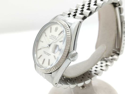 ROLEX 16014 R415564 Silver Dial Jubilee Breath Men's Watch