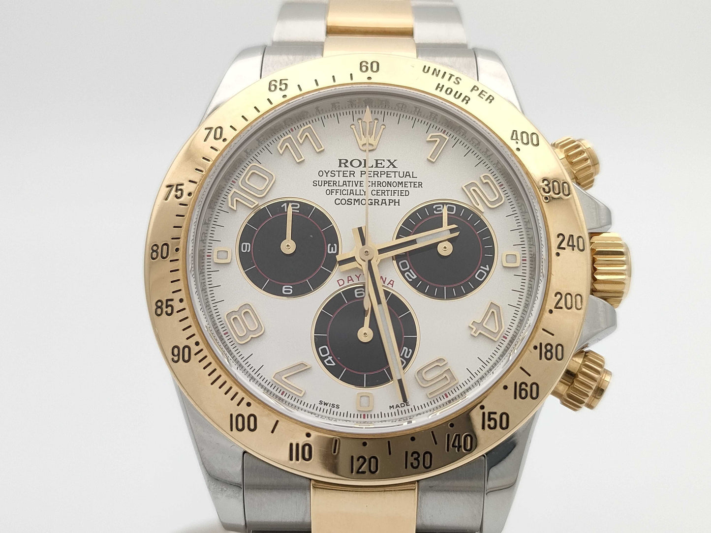 ROLEX 116523 V757312 Ivory Dial Oyster Breath Men's Watch