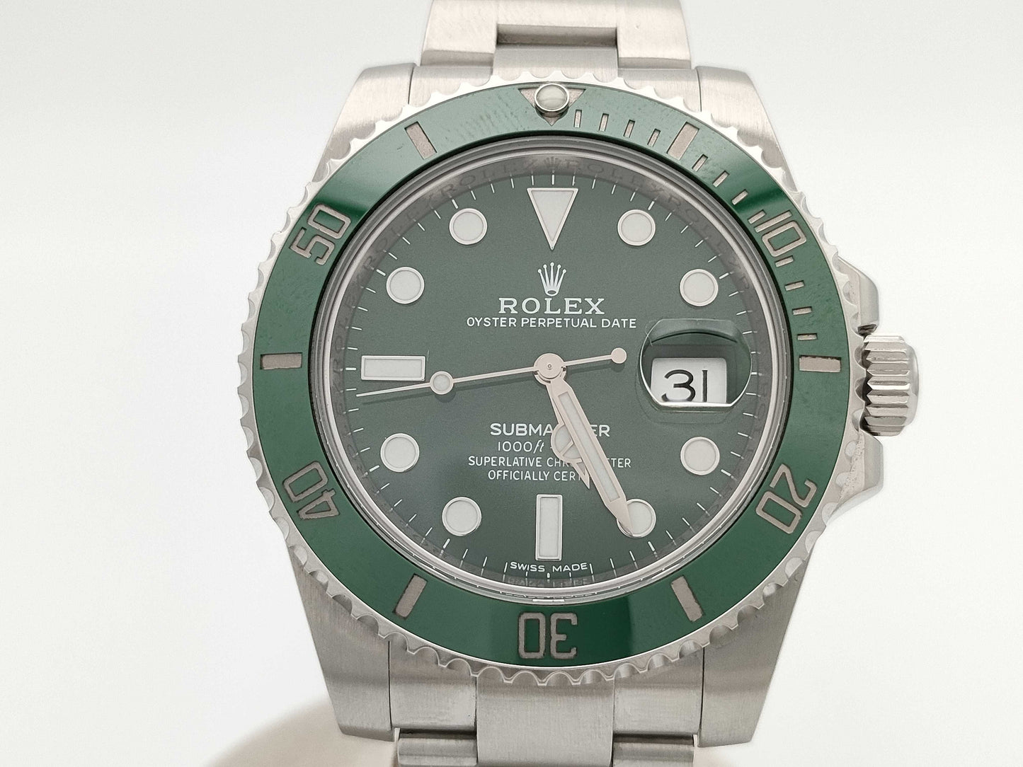 ROLEX 116610LV 87N2W926 Green Dial Oyster Breath Men's Watch