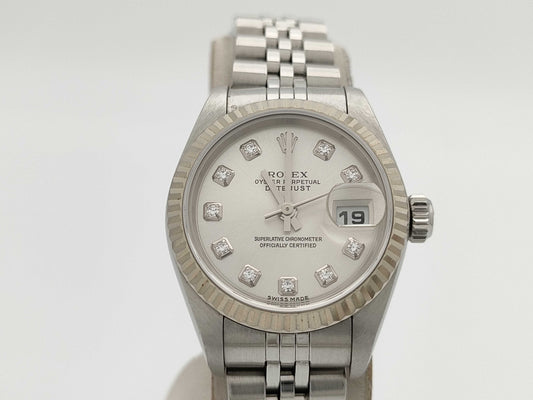 ROLEX 79174G F485843 Silver Dial Jubilee Breath Women's Watch