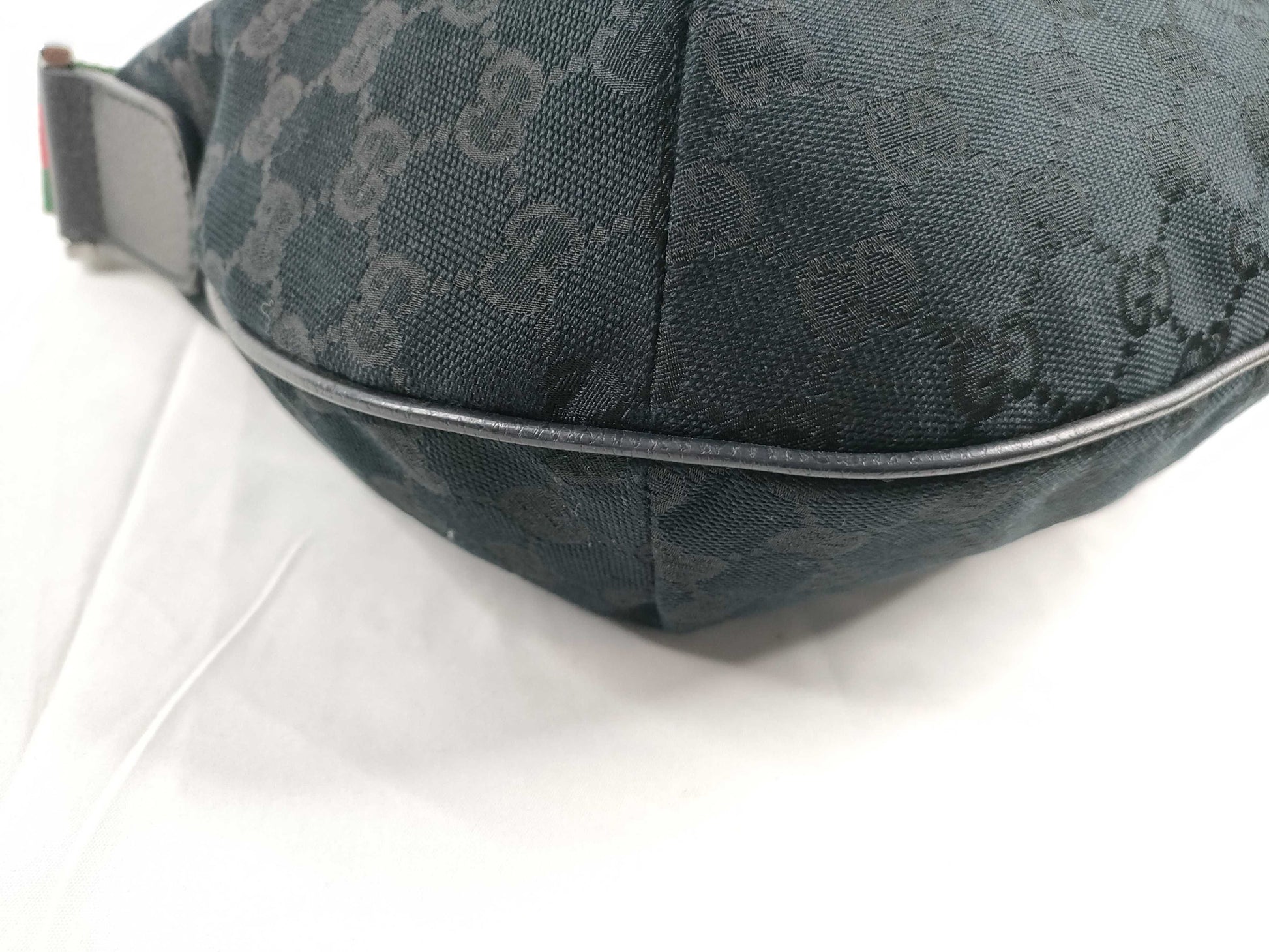 GUCCI GG Canvas GUCCI Gucci Crescent Moon Shoulder Bag Sherry Line GG Canvas Shoulder Bag