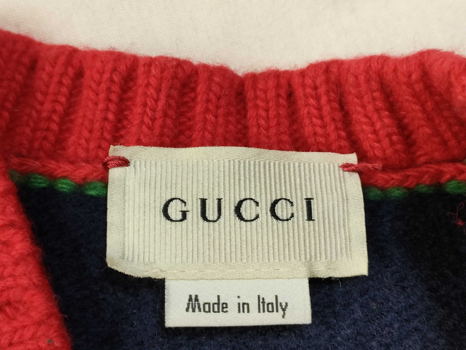 GUCCI GUCCI Gucci Cardigan Sherry Line G Logo Patch Cardigan