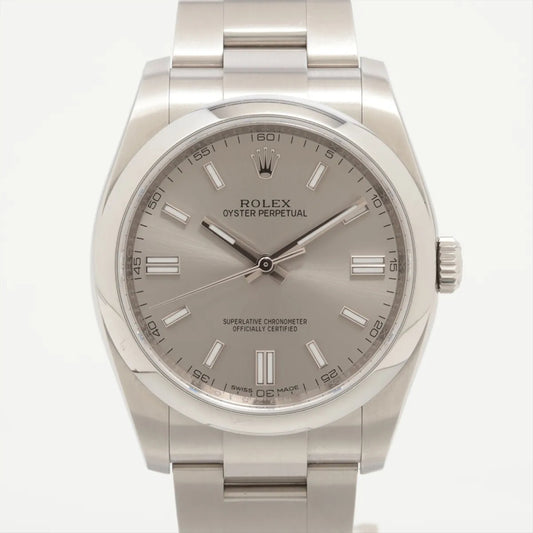 ROLEX 116000 3CR92510 Silver Dial Oyster Breath Men's Watch