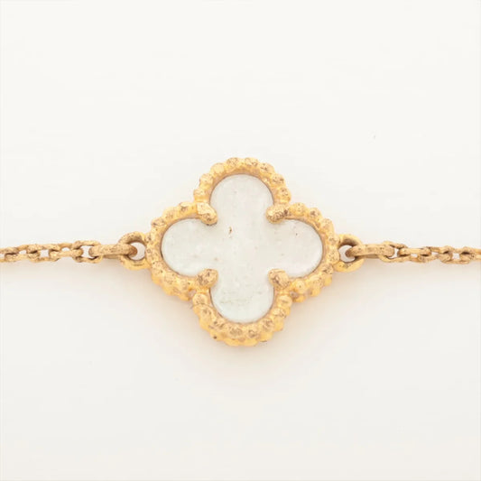 Van Cleef&Arpels Sweet Alhambra Mother-of-Pearl YG Au750 1.8g Bracelet & Bangle
