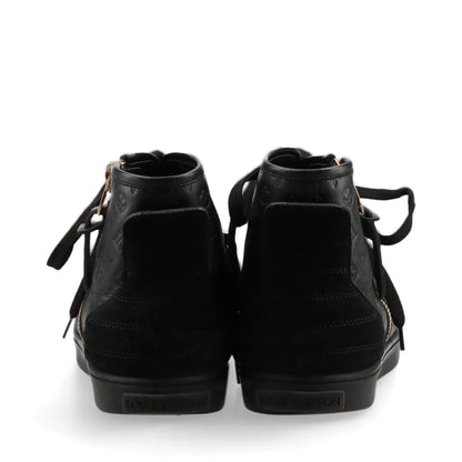 LOUIS VUITTON High-Top Sneakers 35.5 MS0183 Monogram LV Logo Sneakers
