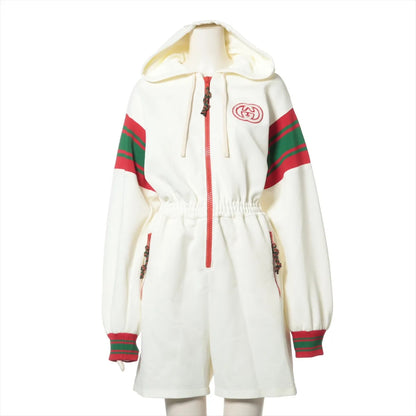 GUCCI Gucci Polyester x Nylon All-in-One Size S Ivory 720582 with Hanger One Piece