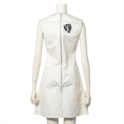 LOUIS VUITTON Vuitton 17AW Cotton Sleeveless Dress Size 34 RW172W Dress
