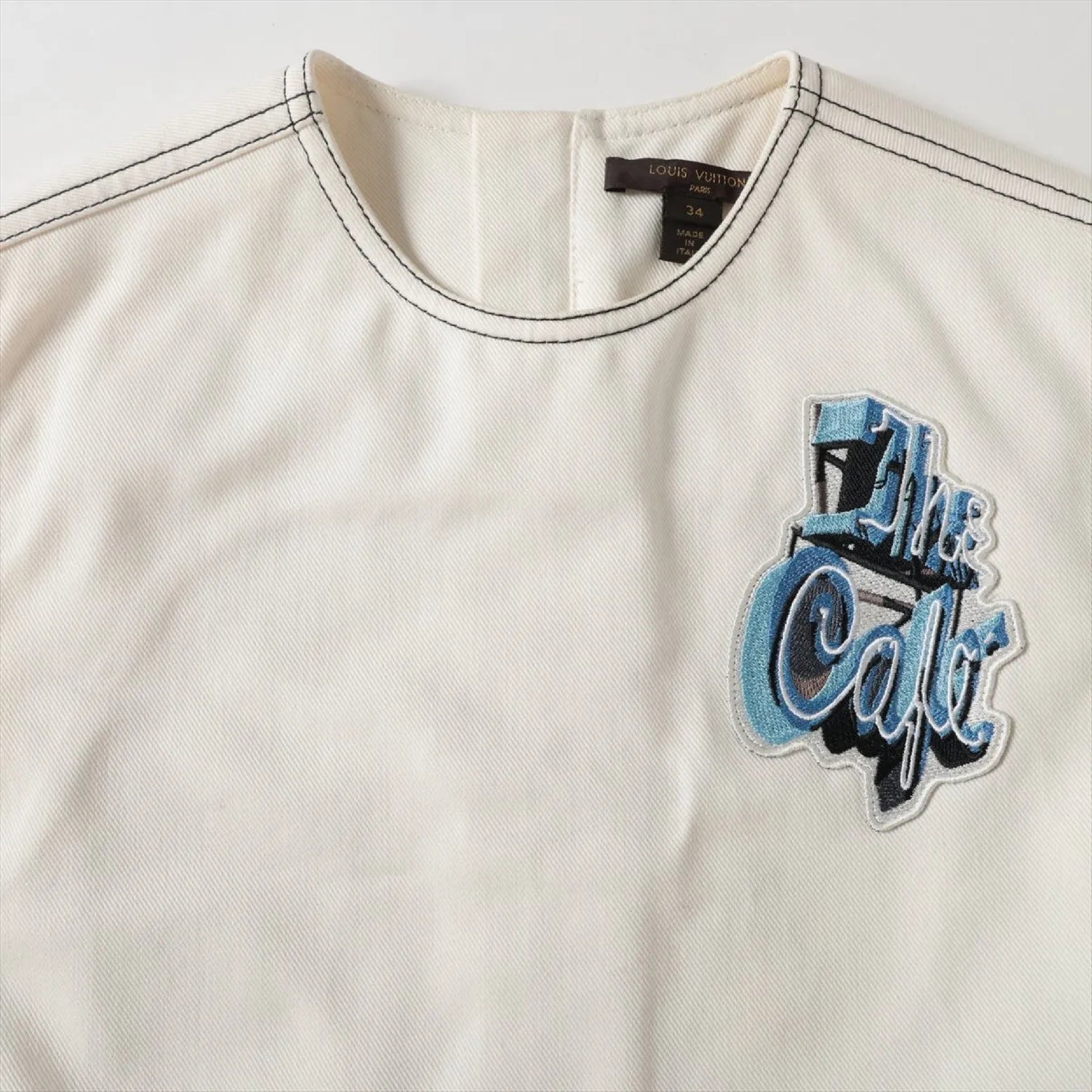 LOUIS VUITTON Vuitton 17AW Cotton Sleeveless Dress Size 34 RW172W Dress