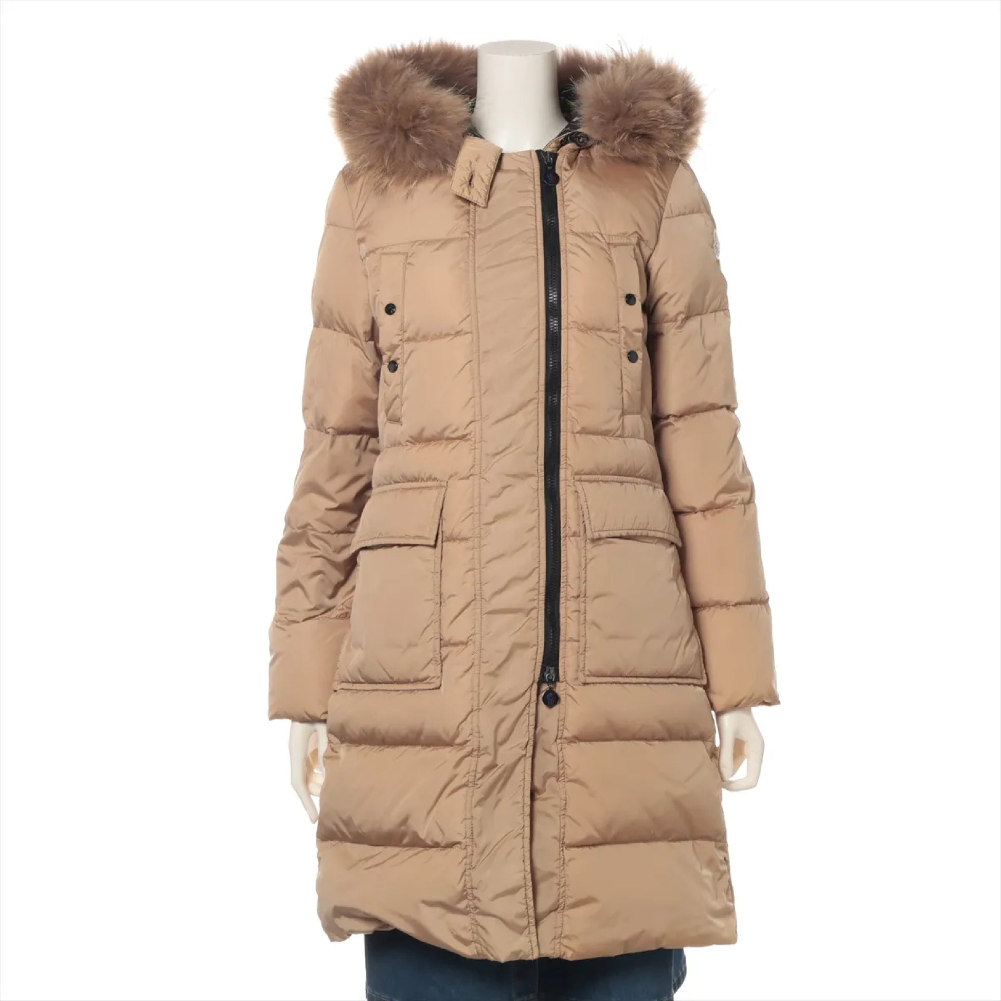 MONCLER Moncler Nylon Down Coat Size 00 with Belt Jacket