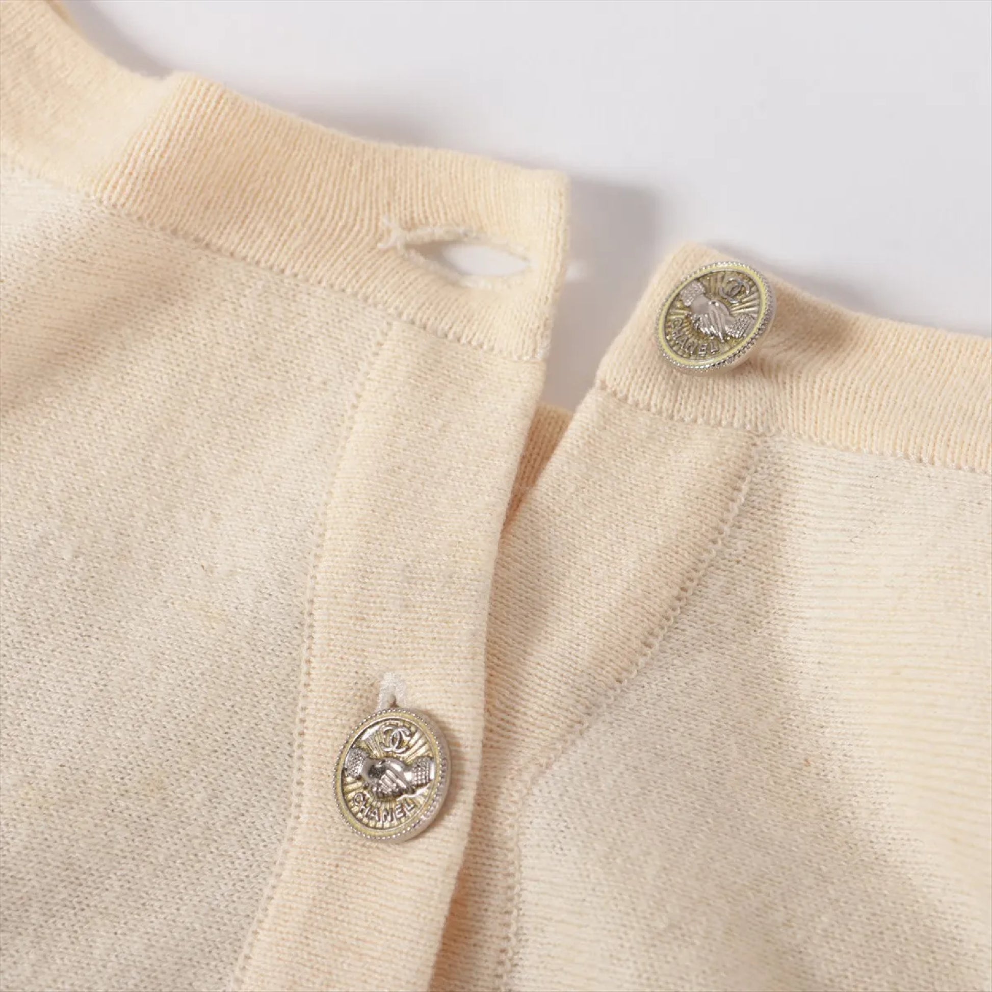 CHANEL Coco Button 08SS Sleeveless Dress Size 38 Dress