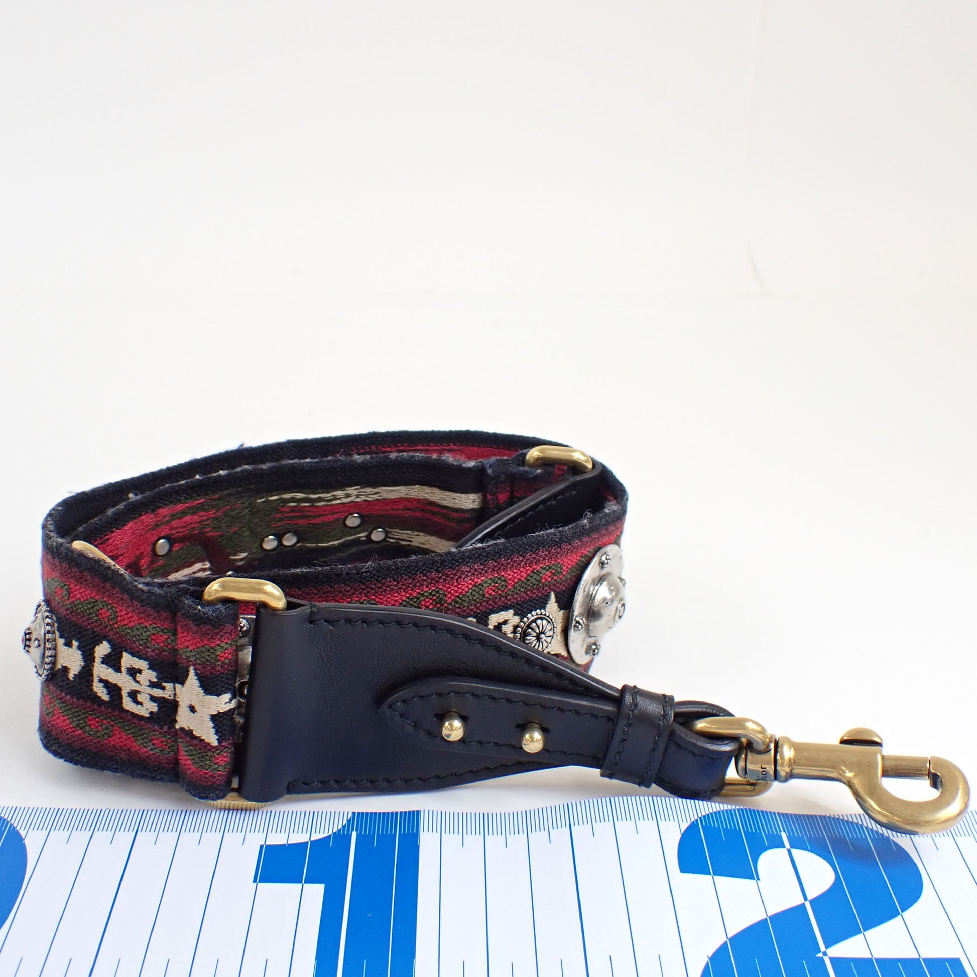 Dior Strap S8520CNEP Canvas Red x Black 23-MA-0137 Strap