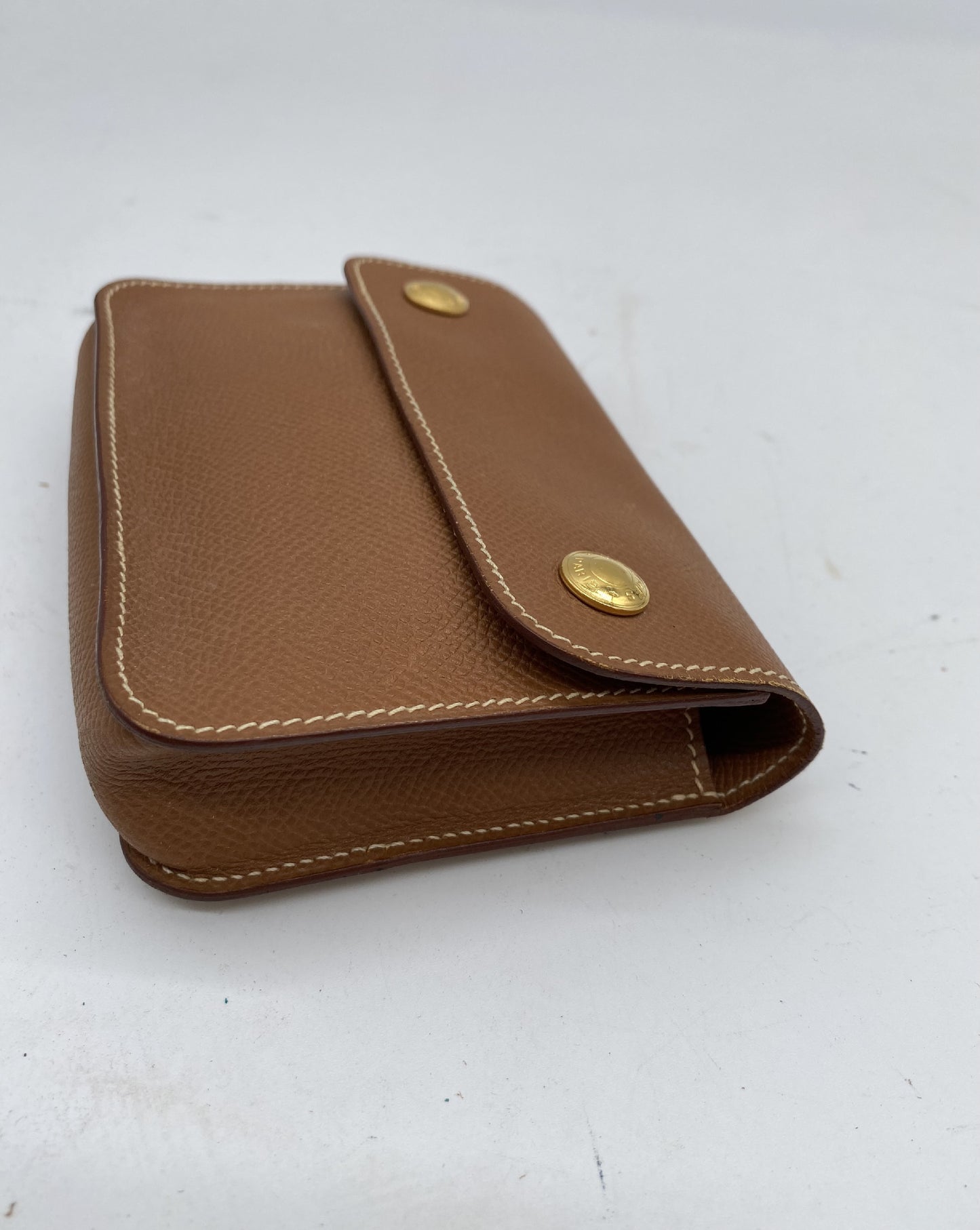 HERMES Pochette Green Kushbel Shoulder Bag