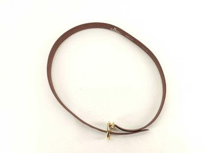 FENDI Pecan Belt Gold Fittings Belt