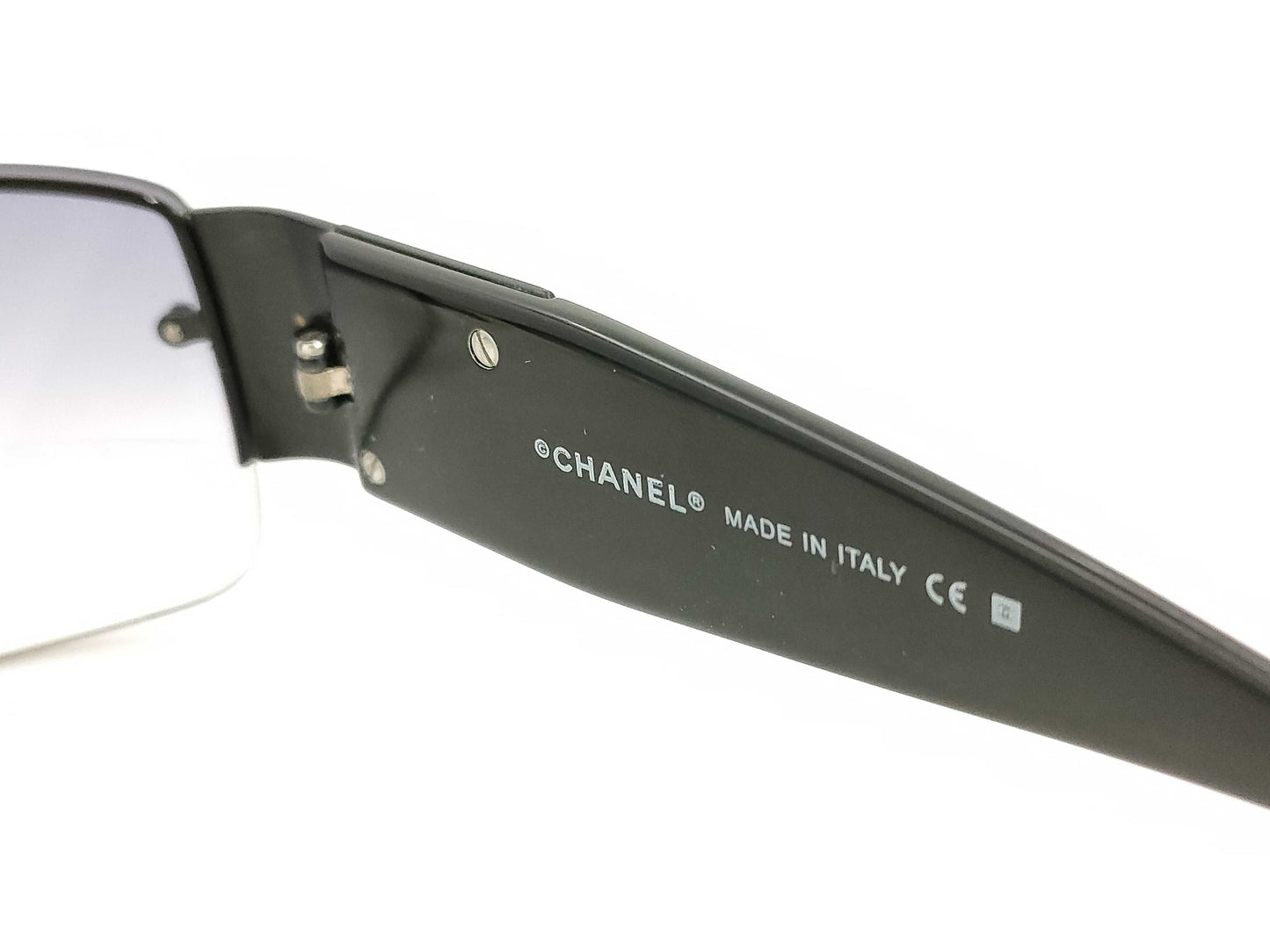 CHANEL Cocomark Rimless Sunglasses with Stone Sunglasses Sunglasses