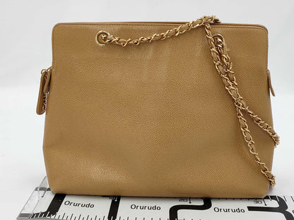 CHANEL Caviar Skin Chain Shoulder Bag 5th Range Shoulder Bag