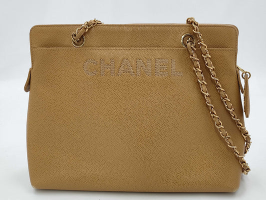 CHANEL Caviar Skin Chain Shoulder Bag 5th Range Shoulder Bag