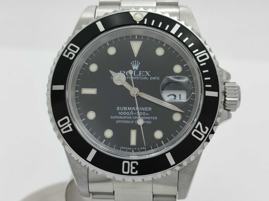 ROLEX 16610 U437257 Tritinova Black Dial Oyster Breath Men's Watch