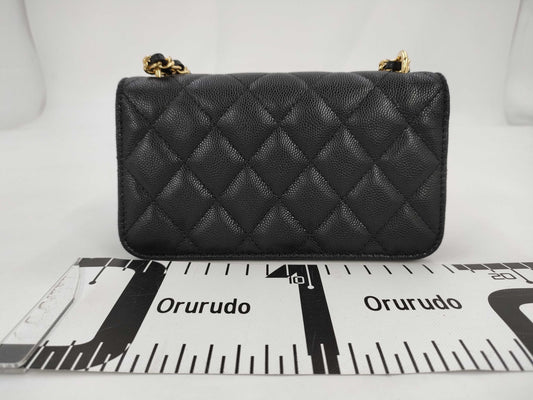 CHANEL Wallet Phone Case Shoulder Bag