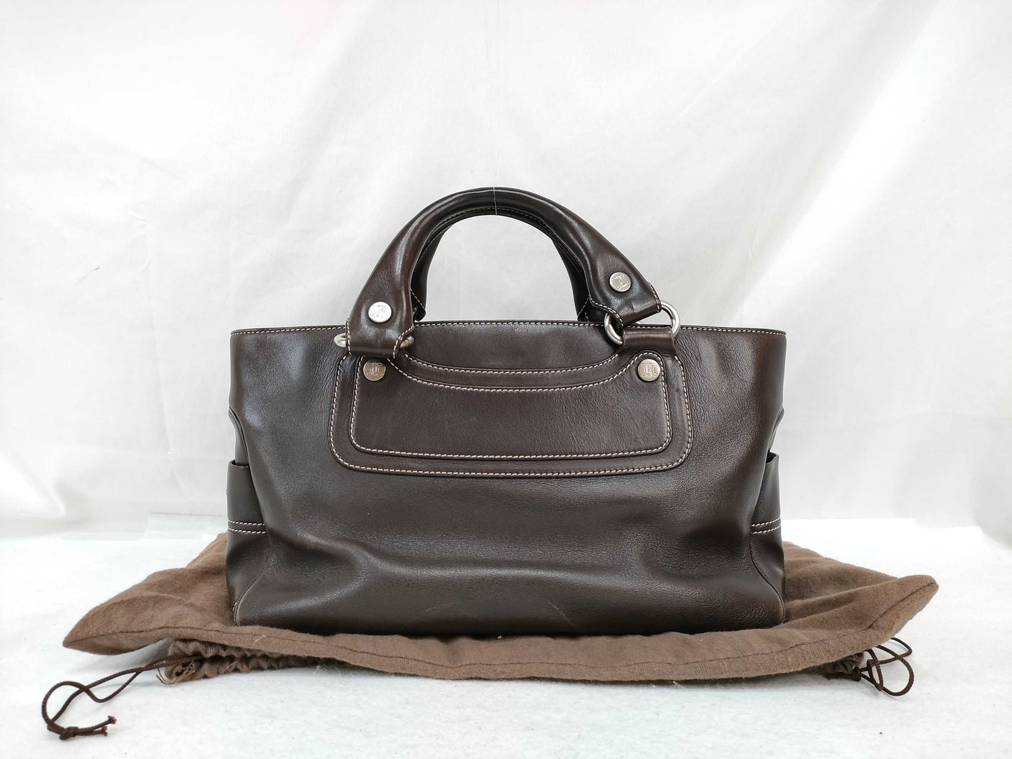 CELINE Celine Boogie Bag Dark Brown Handbag Handbag Handbag