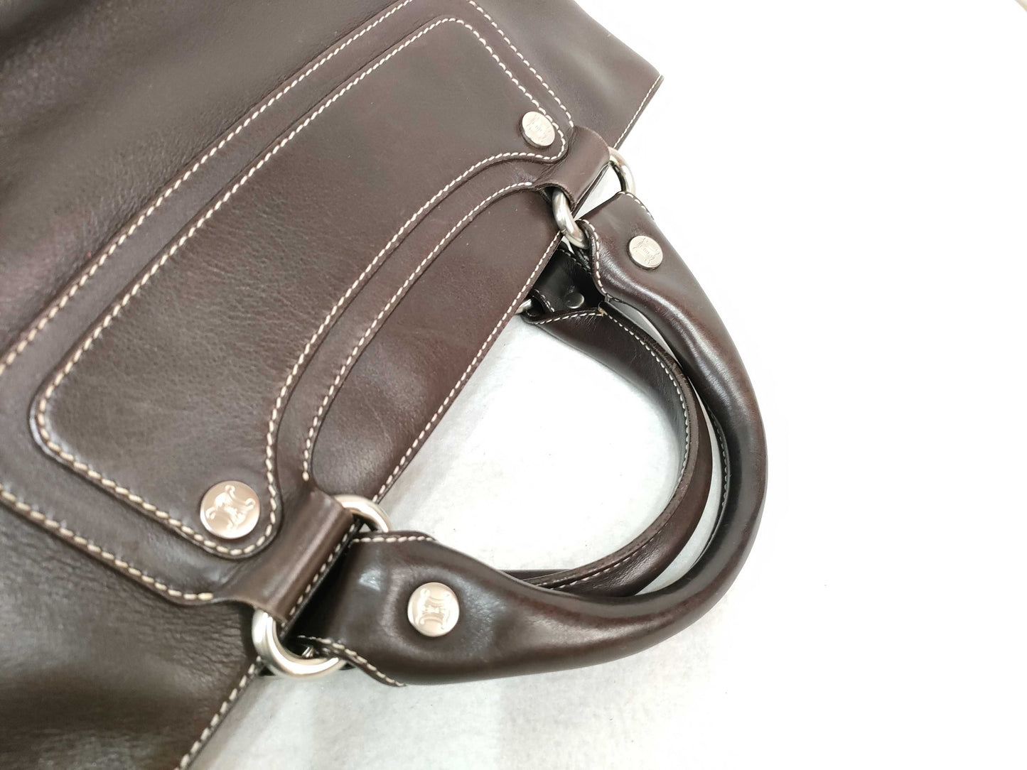 CELINE Celine Boogie Bag Dark Brown Handbag Handbag Handbag