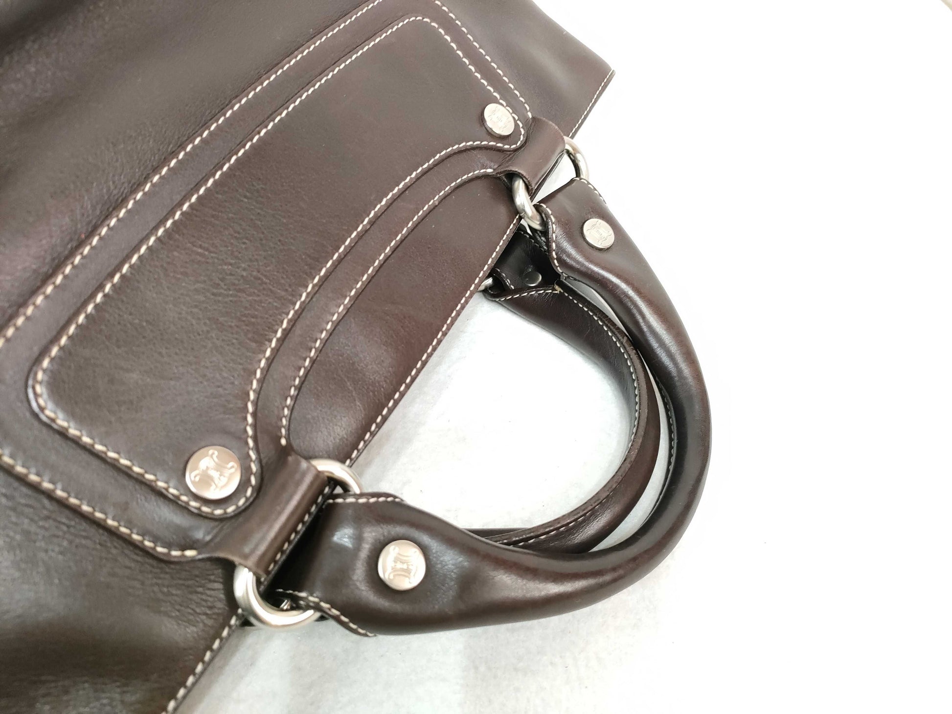 CELINE Celine Boogie Bag Dark Brown Handbag Handbag Handbag