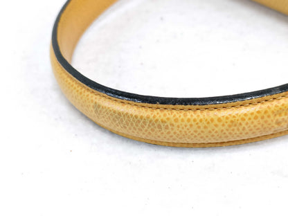 CELINE Celine Top Handle Purse Yellow Handbag