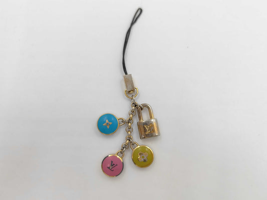 LOUIS VUITTON Louis Vuitton Bijou Telephone Pastille M65388 Mobile Strap Charm Multicolor Other Accessories