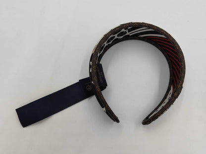 LOUIS VUITTON Louis Vuitton Be-Mindful Silk Headband Monogram M77394 Tagged Hair Accessories Hair Accessories