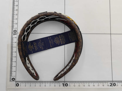LOUIS VUITTON Louis Vuitton Be-Mindful Silk Headband Monogram M77394 Tagged Hair Accessories Hair Accessories