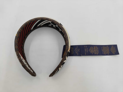 LOUIS VUITTON Louis Vuitton Be-Mindful Silk Headband Monogram M77394 Tagged Hair Accessories Hair Accessories