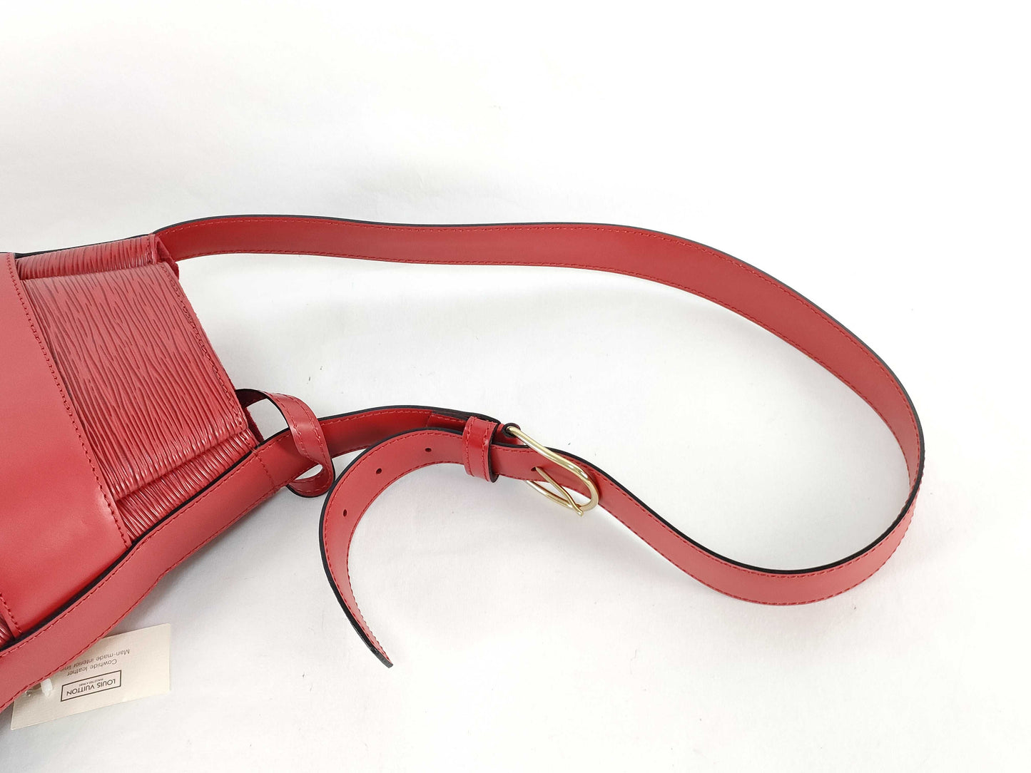 LOUIS VUITTON Epi Vuitton Sack DePaul GM Red Bag Shoulder Bag