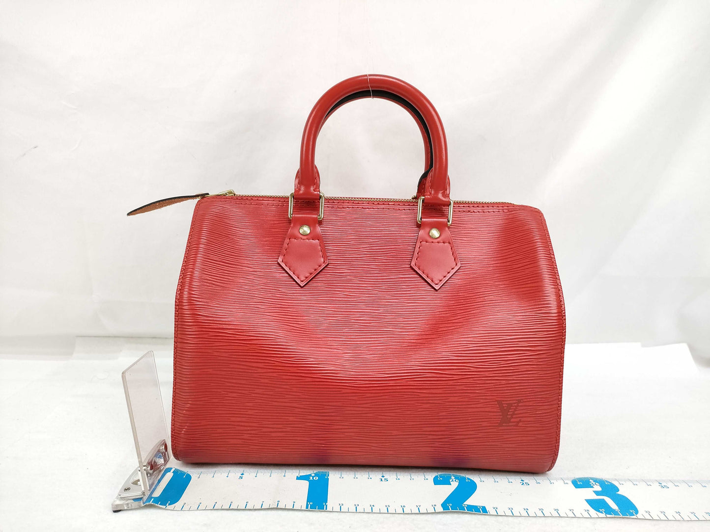 LOUIS VUITTON Epi Vuitton Speedy 25 Epi Red Bag Handbag