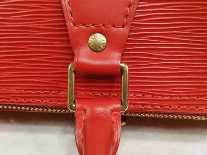 LOUIS VUITTON Epi Vuitton Speedy 25 Epi Red Bag Handbag
