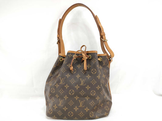 LOUIS VUITTON Monogram Vuitton Petit Noe Handbag