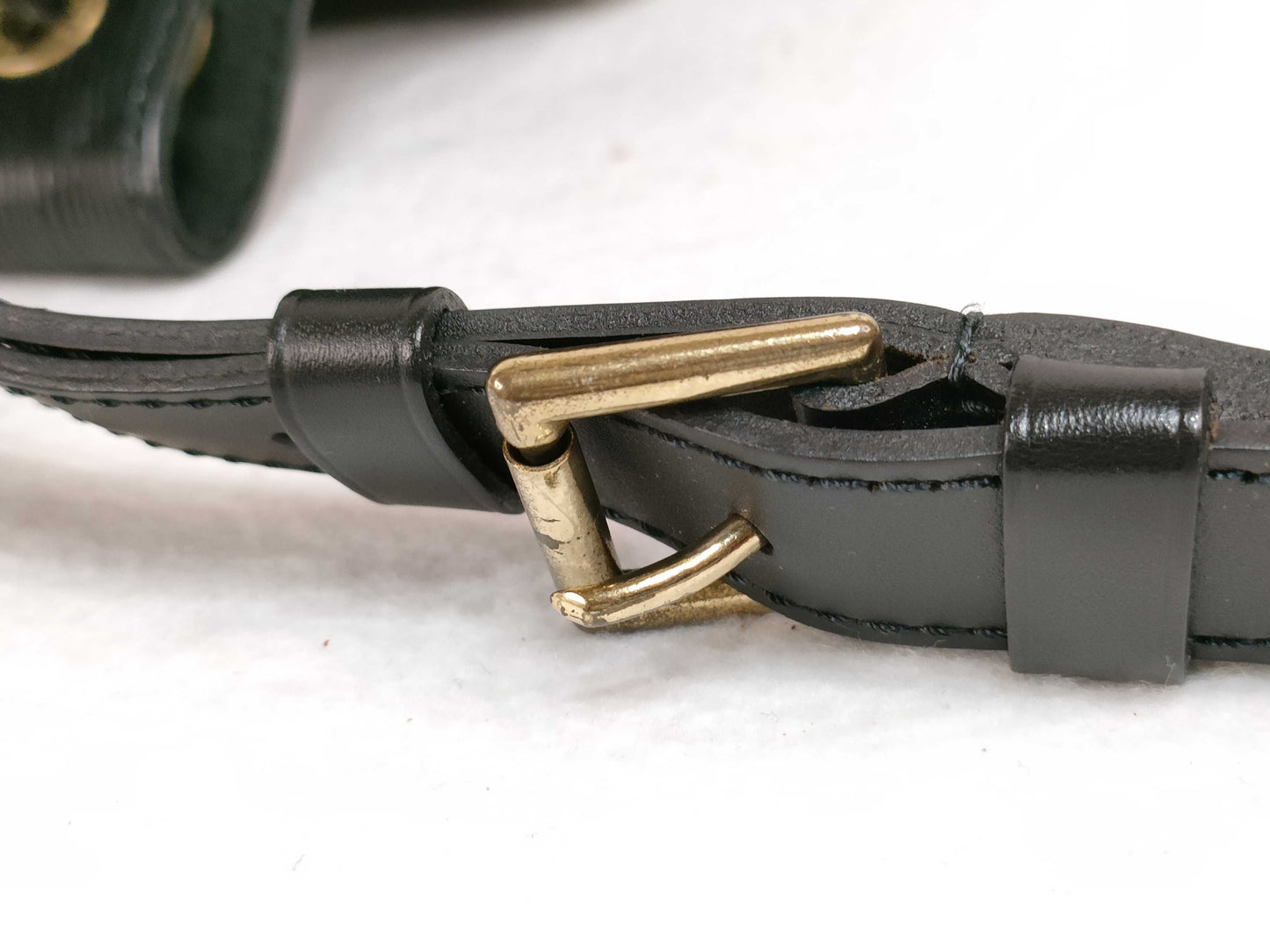 LOUIS VUITTON Epi Vuitton Petit Noe Epi Black Handbag