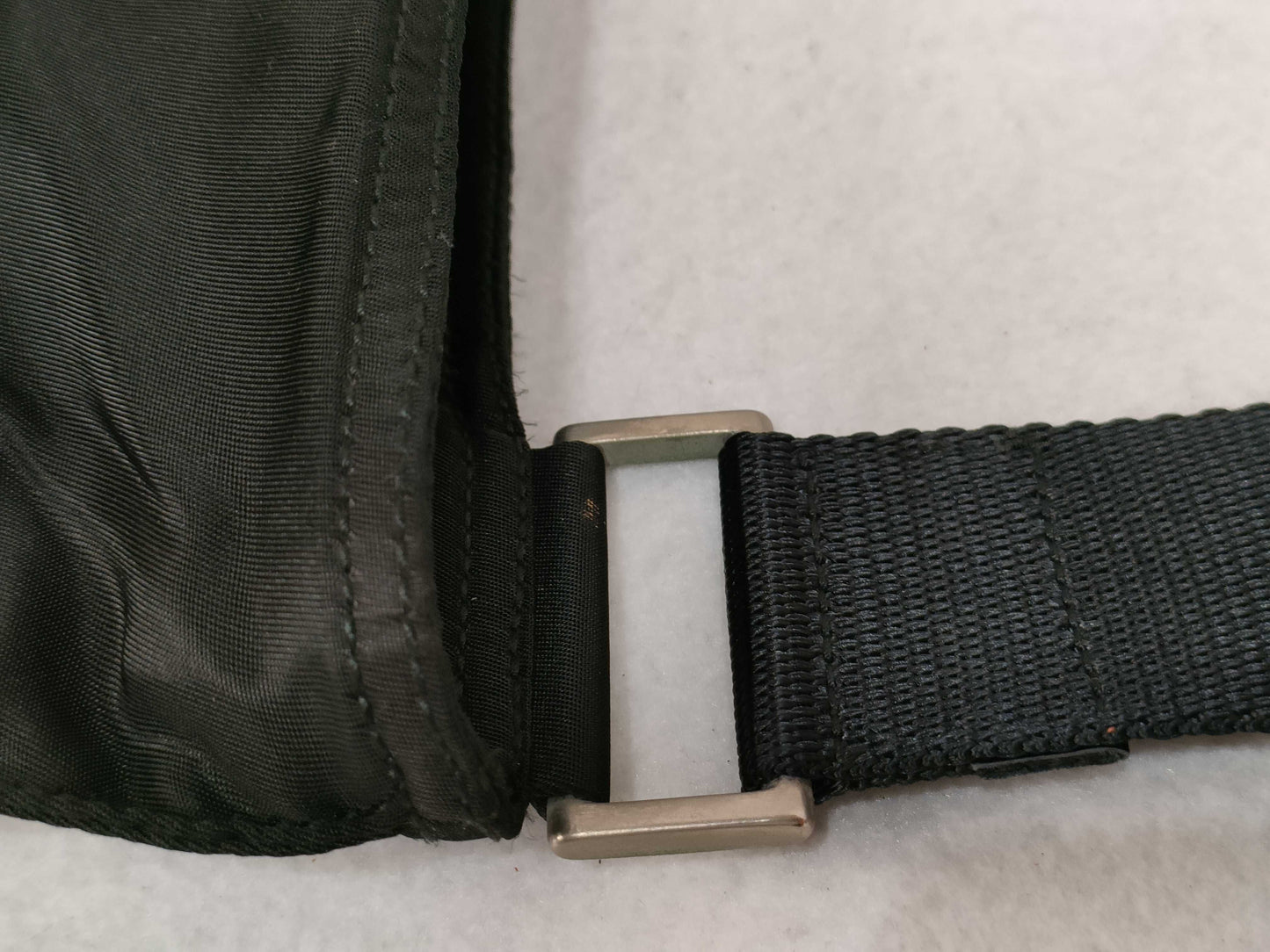 PRADA Nylon Prada Shoulder Bag Nylon Black Card Bag Shoulder Bag