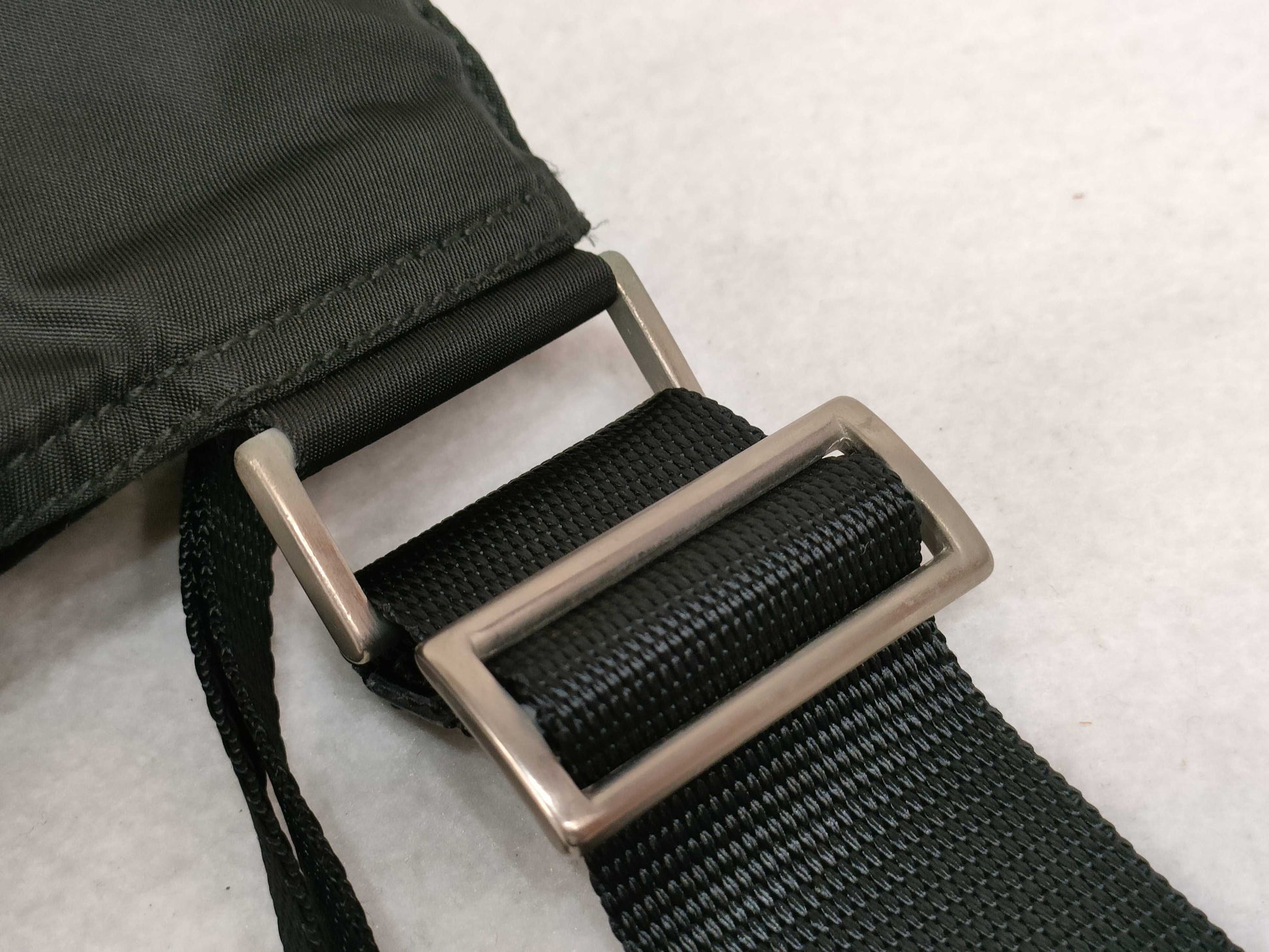 PRADA Nylon Prada Shoulder Bag Nylon Black Card Bag Shoulder Bag