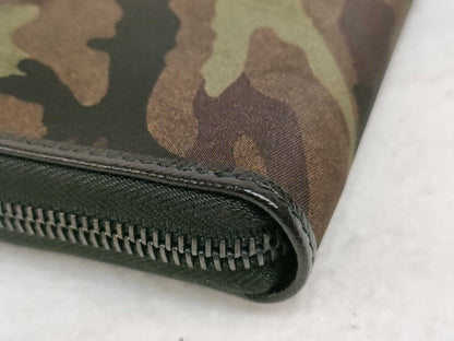 PRADA Wallet Khaki Galler Box Wallet