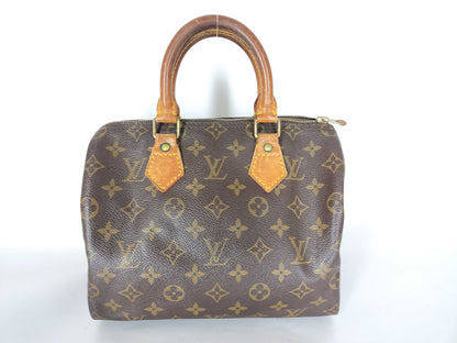 LOUIS VUITTON Monogram Louis Vuitton Speedy 25 Boston Bag