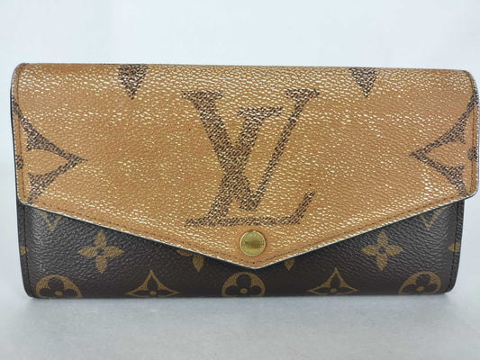 LOUIS VUITTON Louis Vuitton Porte-Feuille Sara Jumbo Monogram Long Wallet Wallet